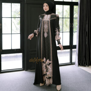 Gamis Muslim Wanita Lebaran Mewah Dress Kondangan Motif Ekslusif Baju Lamaran Syari | Gamis Kirana